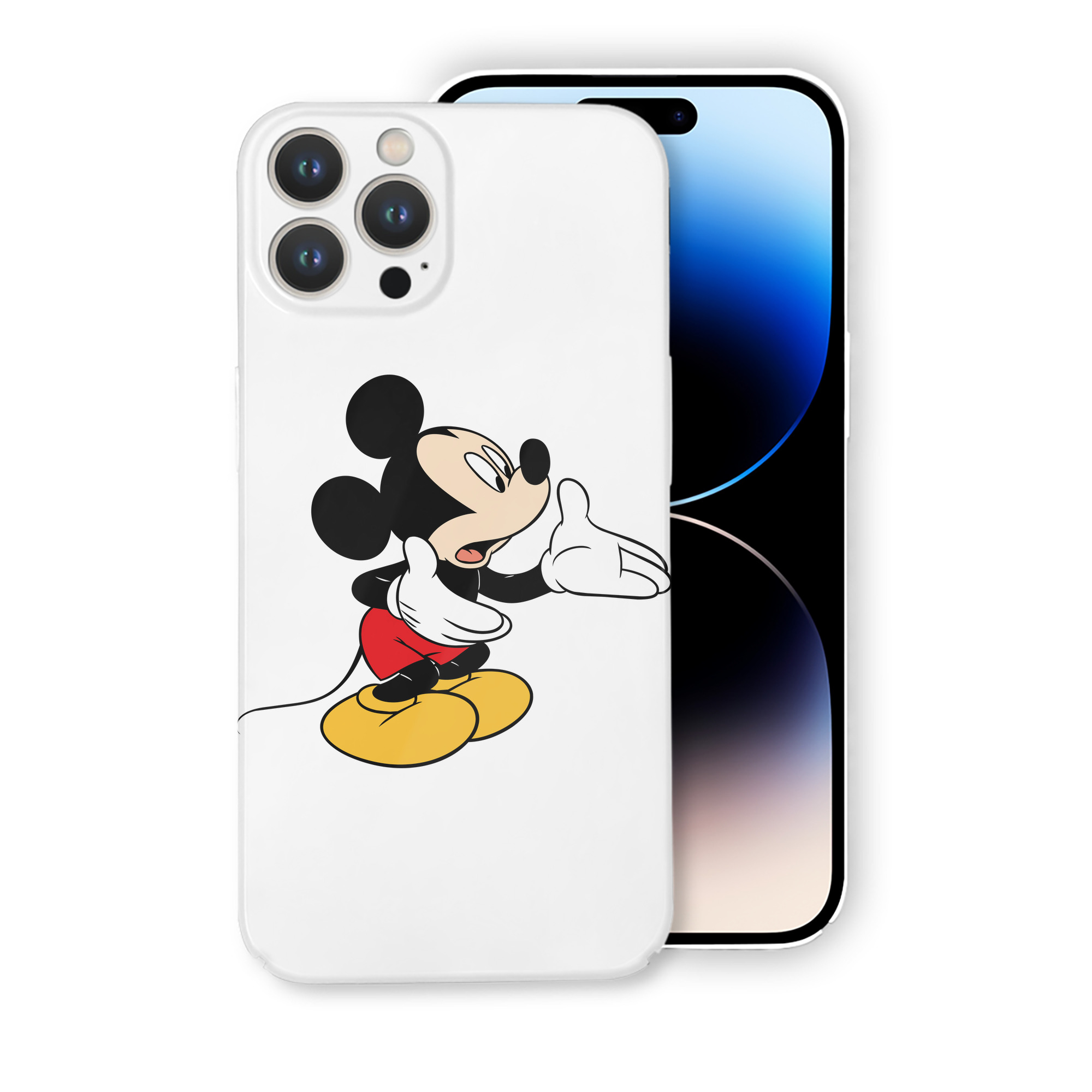 （画像用） ミッキーマウス Mickey Mouse 【iPhone 14シリーズ対応】ハードケース